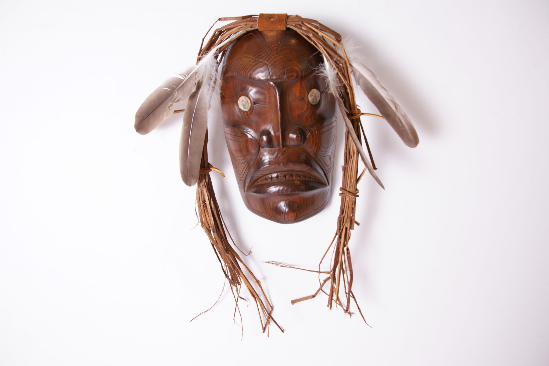 Coast Salish Cannibal Mask - Canadian Indigenous Art Inc.