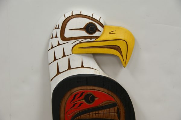 Eagle and Salmon Table Sculpture