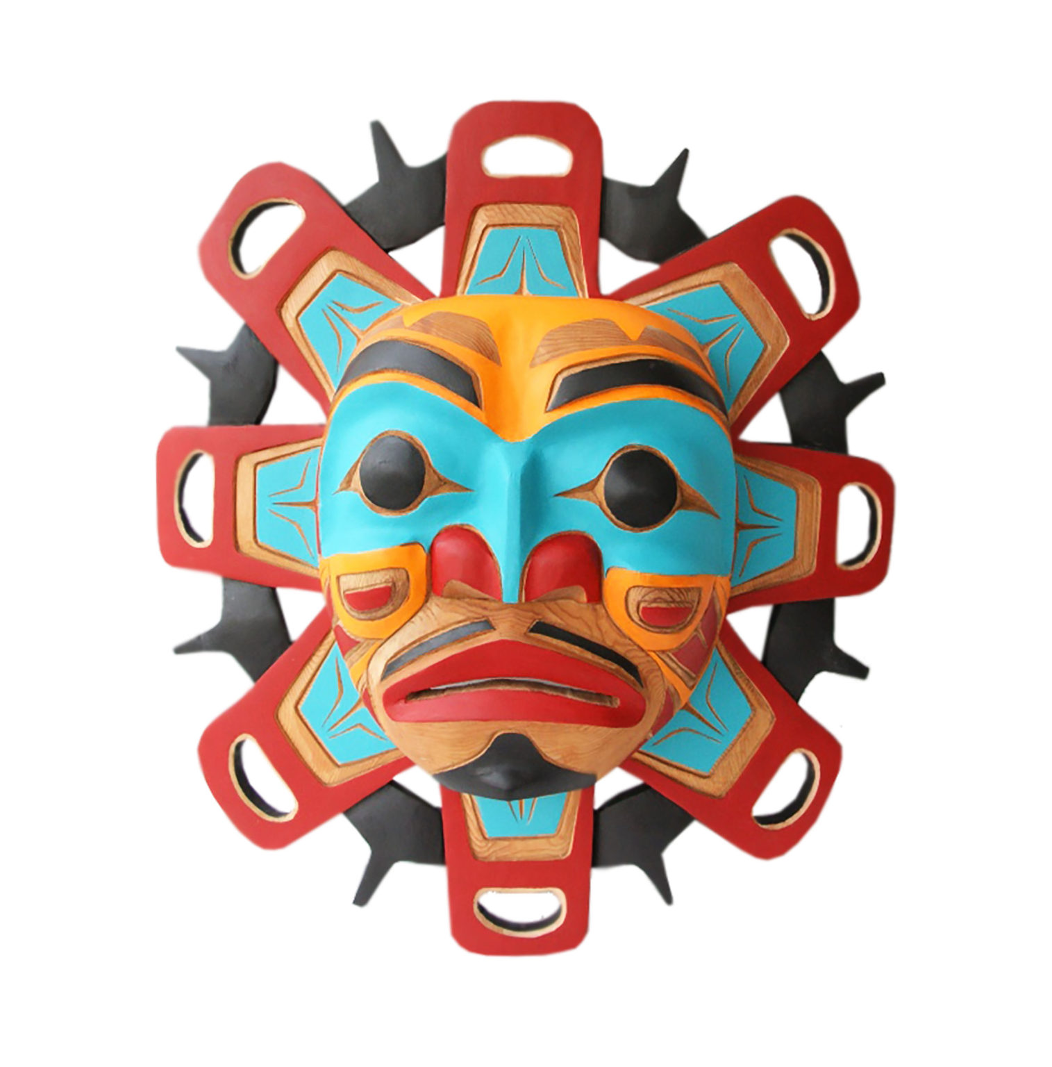 Sun Mask - Canadian Indigenous Art Inc.