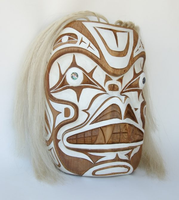Hand Carved Spirit Bear Mask
