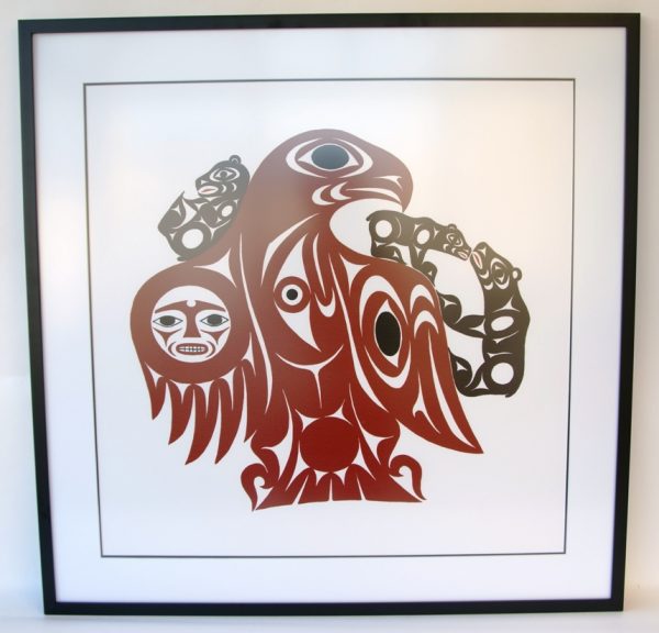 Eagle – Native Design Print in Frame