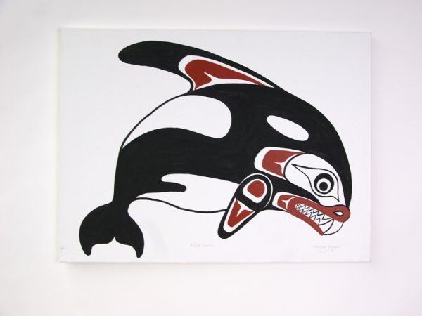 Killer Whale – Original Painting on Canvas