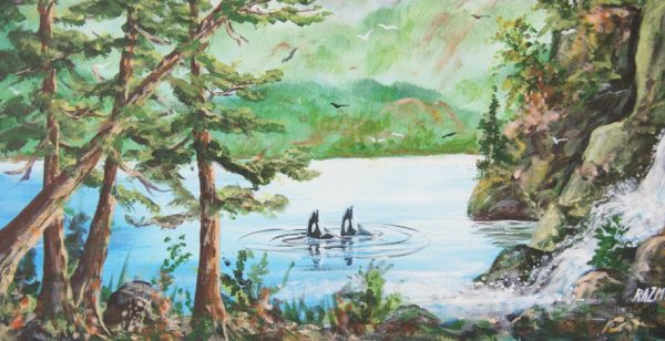 BC Landscape, Painted on Canvas