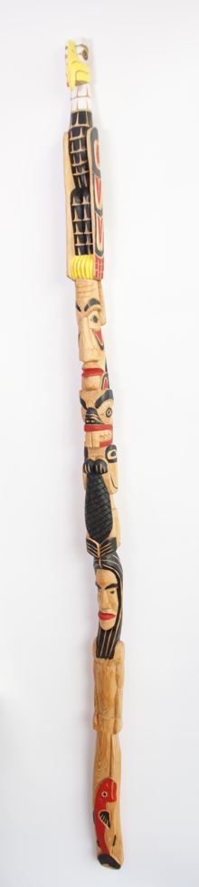 West Coast Indigenous Talking Sticks - Canadian Indigenous Art Inc.