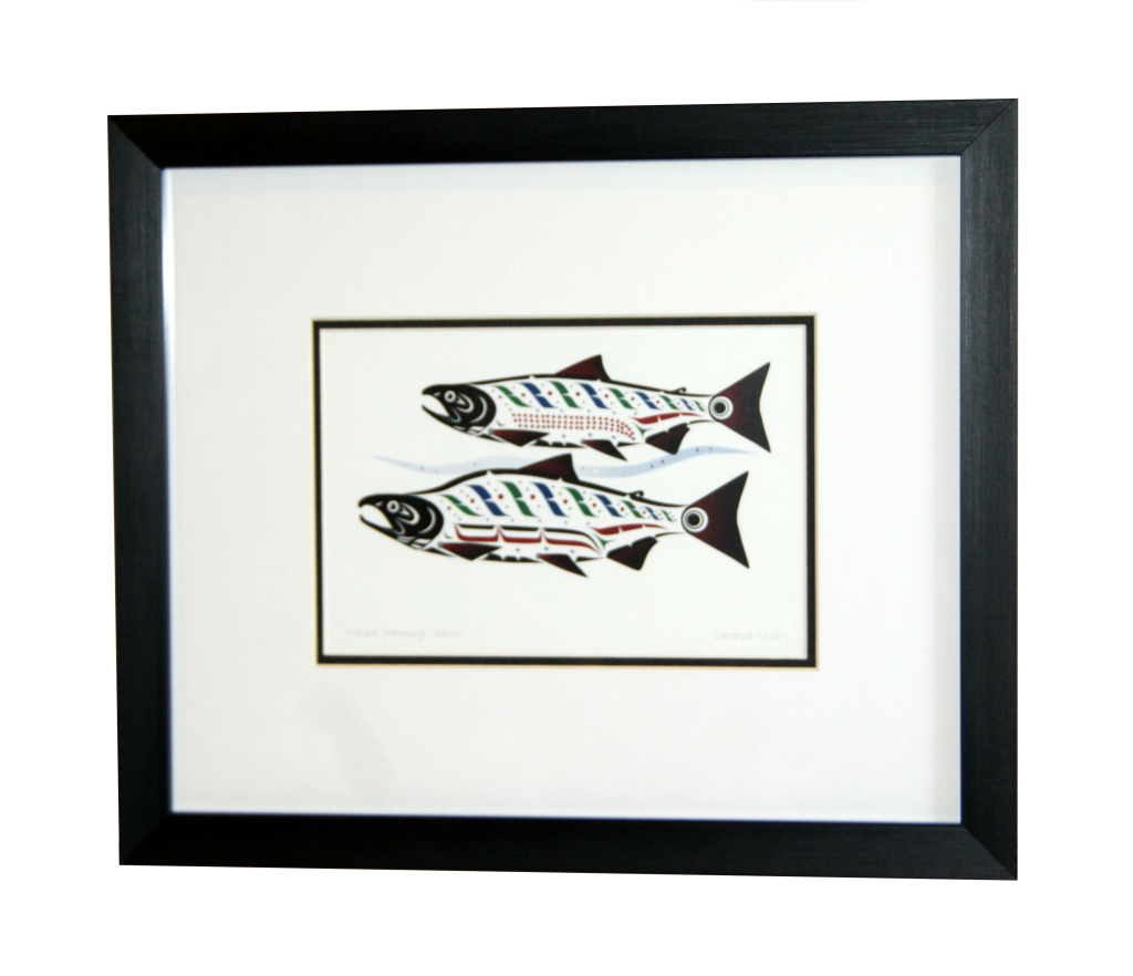 Haida Spawning Salmon - Canadian Indigenous Art Inc.