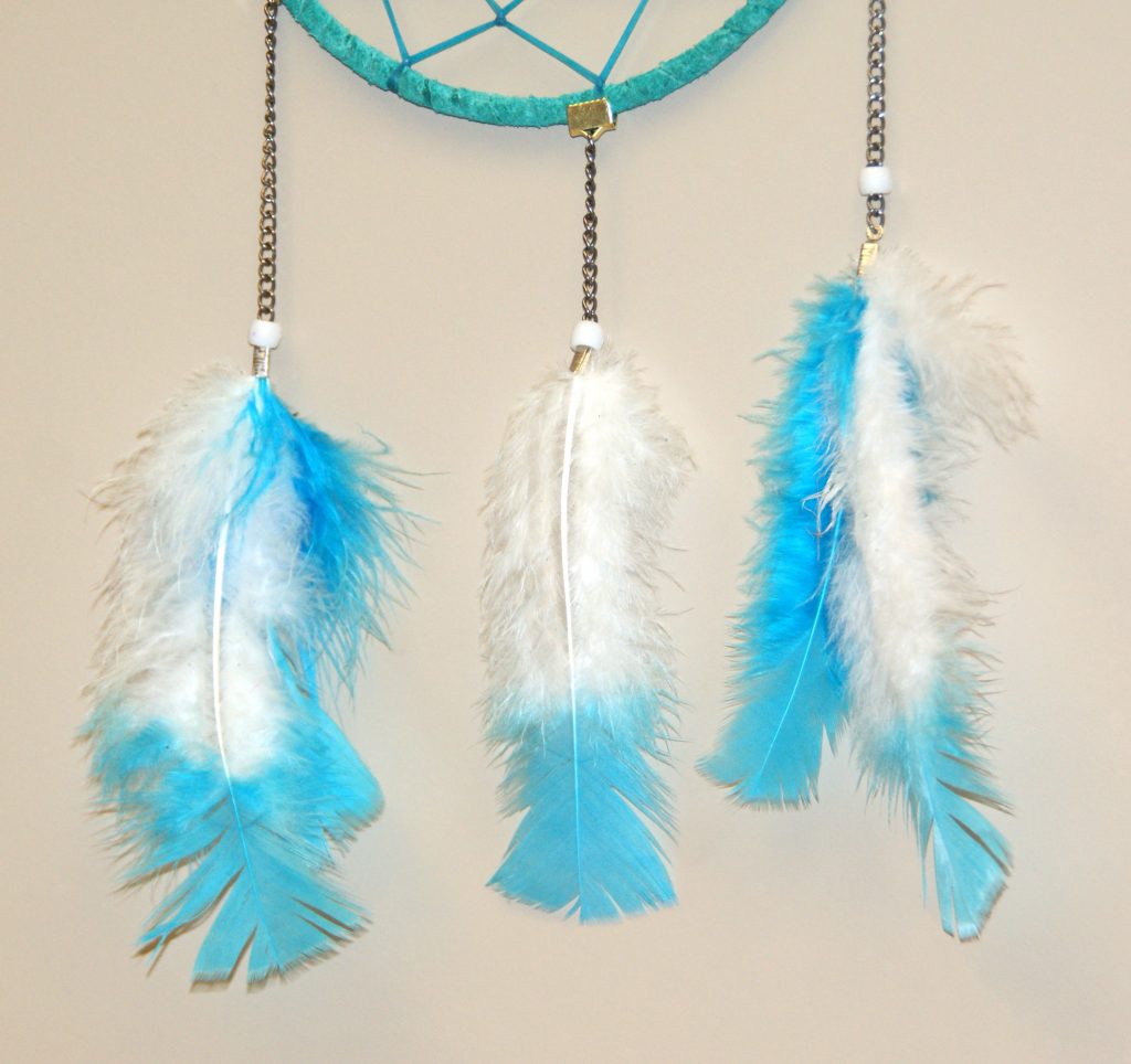 Blue Dream Catcher - Canadian Indigenous Art Inc.