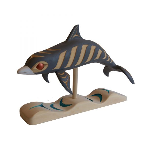 Dolphin Table Sculpture