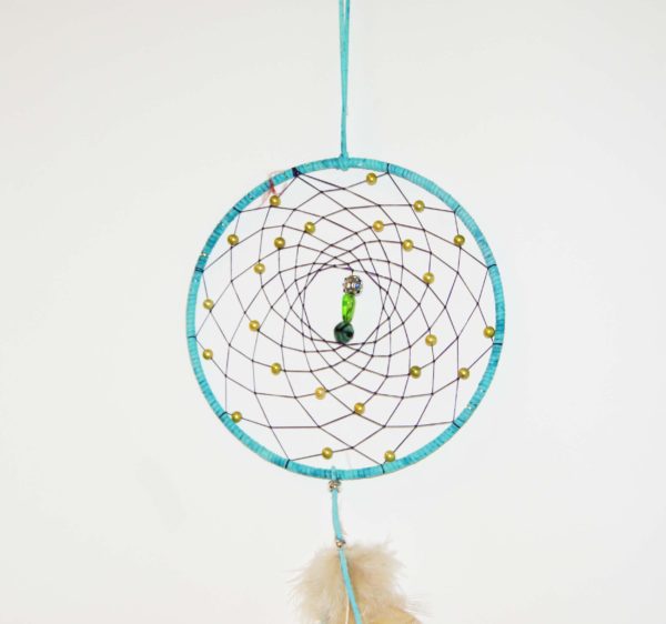 8" Turquoise Dream Catcher - Image 3