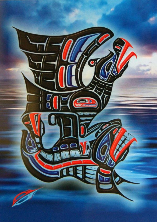 Heiltsuk Thunderbird and Whale - Image 2