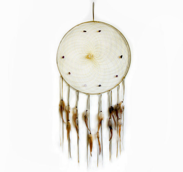 19" Natural Dream Catcher - Tan