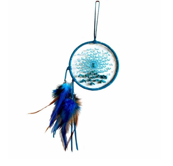 4" Energy Flow Dream Catcher -Turquoise