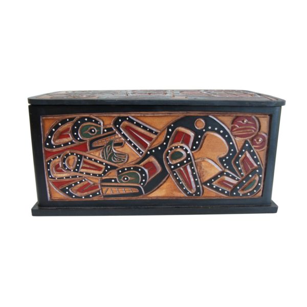 Multi Figure Bentwood Box - Image 6