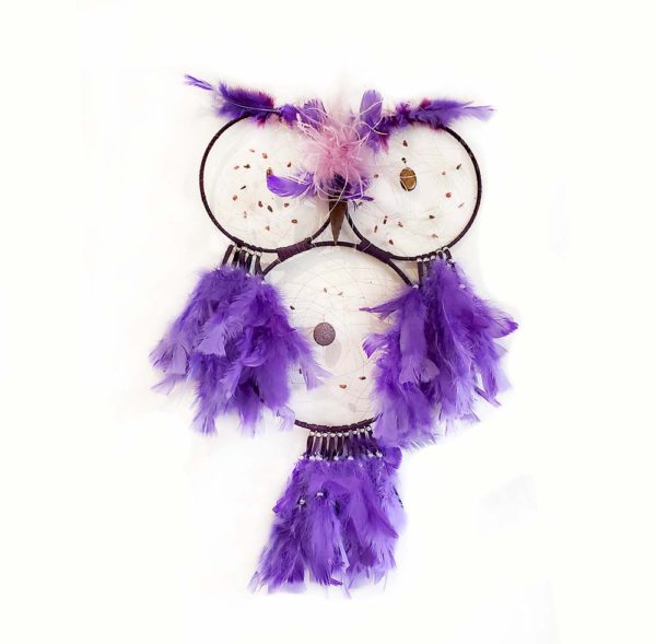 Owl Dream Catcher- Purple