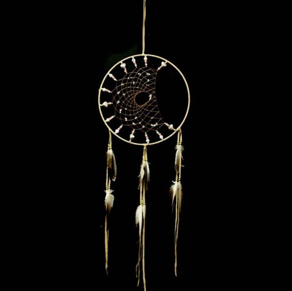 14" Dream Catcher- Half Moon