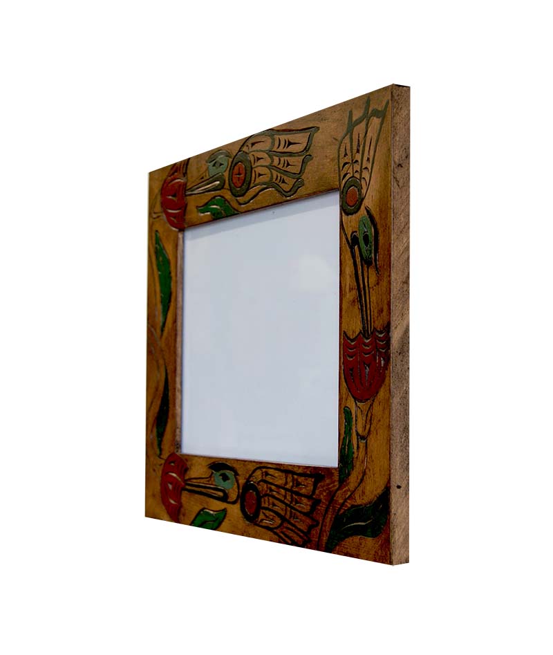 Photo Frame - Three Hummingbird and Red Flower - Image 2