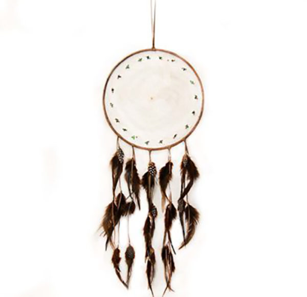 9" Brown Dream Catcher.