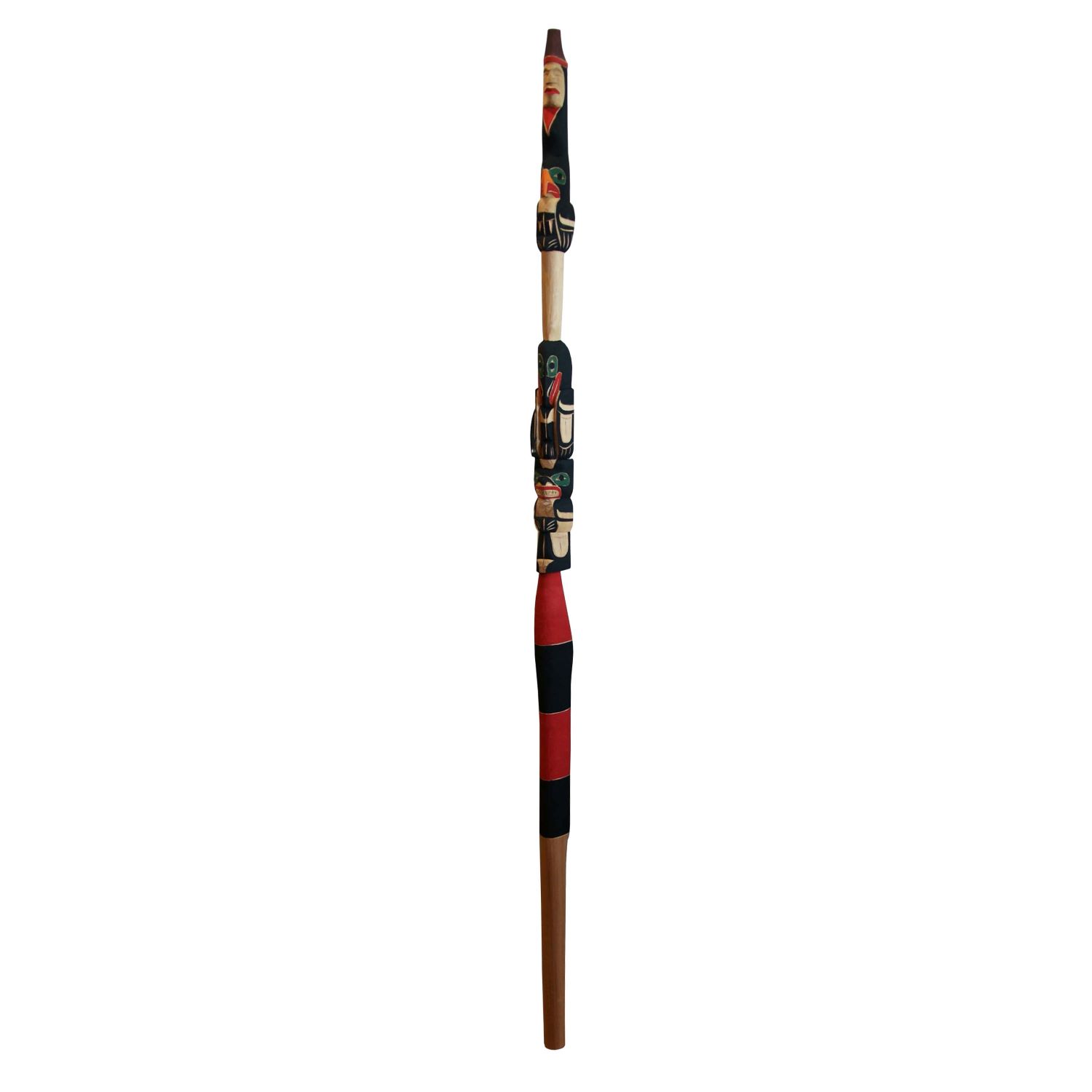 Coast Salish Talking Stick - Canadian Indigenous Art Inc.