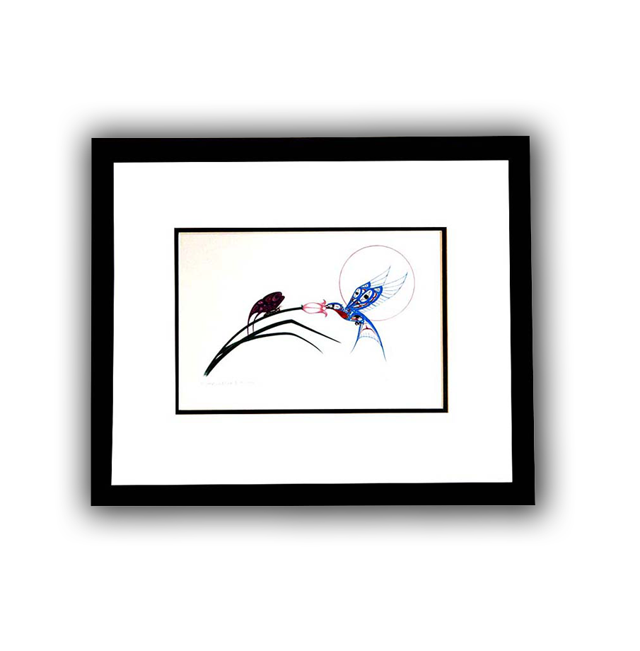 Hummingbird and Butterfly