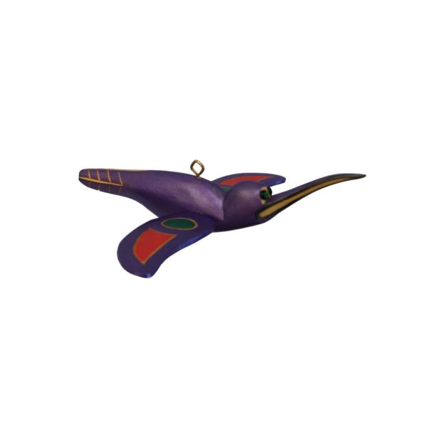 3D Hummingbird - Metallic Purple