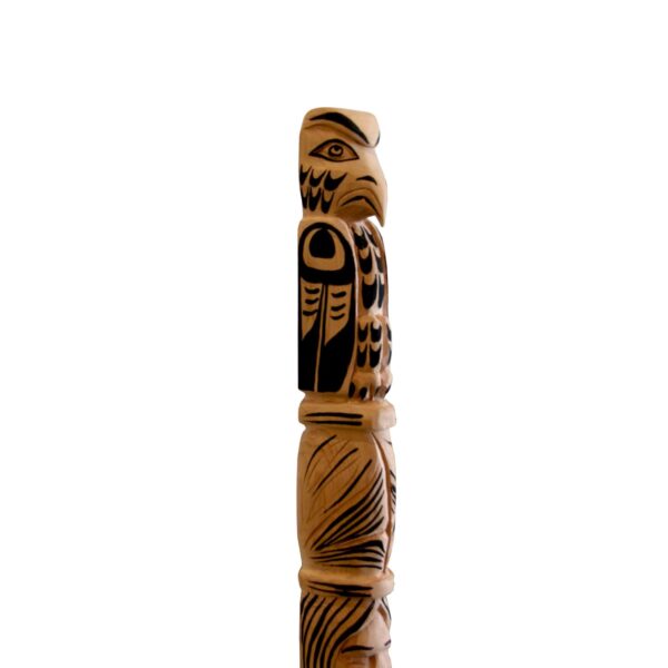 Salish Talking Stick - Canadian Indigenous Art Inc.