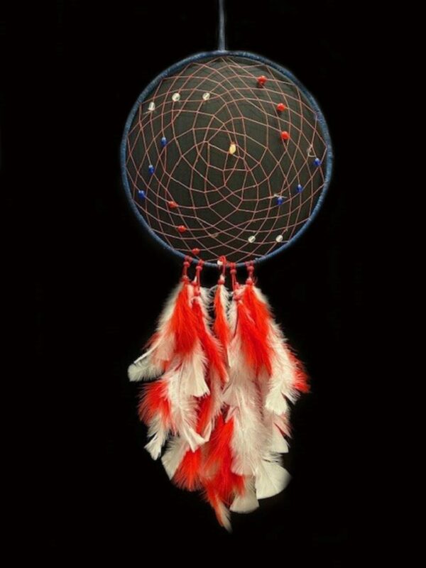 Red Feathered Dream Catcher