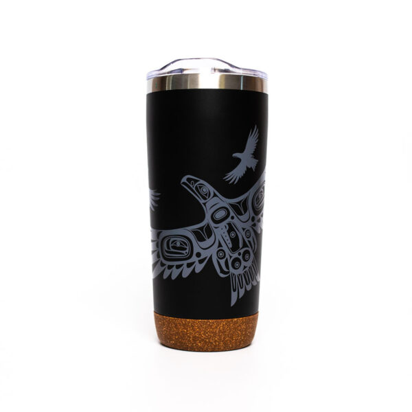 Cork Base Travel Mug - Soaring Eagle