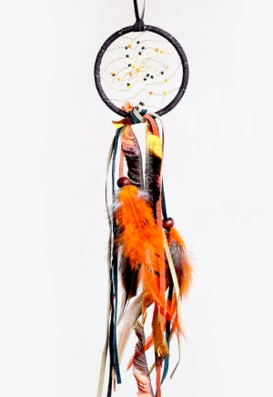 Seasons Change (Fall) - 2.5" Dark Brown Dream Catcher