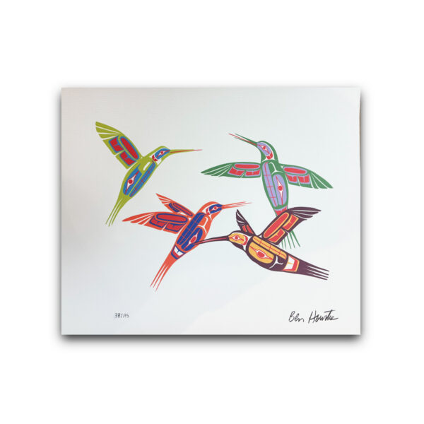 Four Hummingbirds