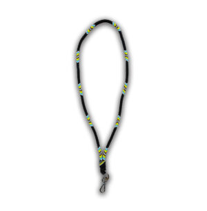 Beaded Lanyard-Black