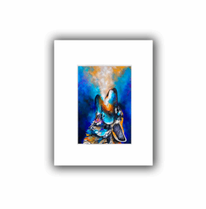 Matted Print - Howling for Victory