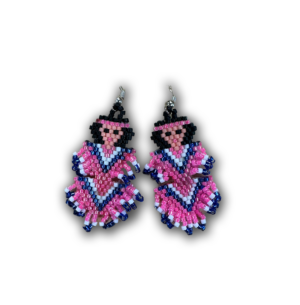 Pink Doll Earring