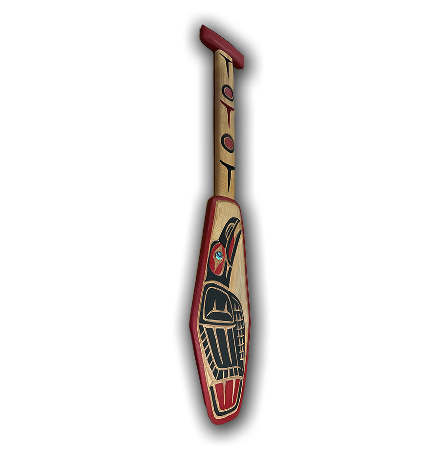 Raven Paddle - Canadian Indigenous Art Inc.