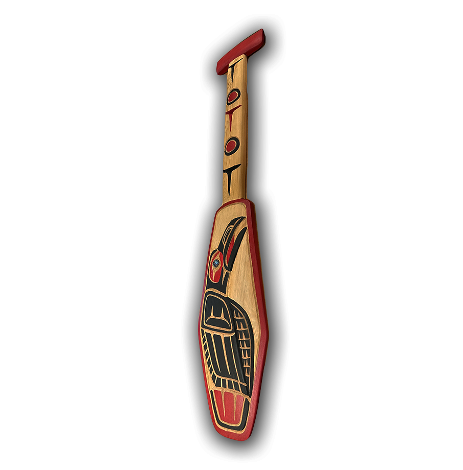 Raven Paddle - Canadian Indigenous Art Inc.