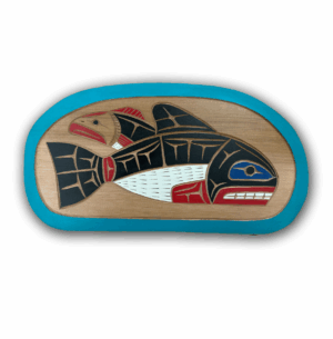 Killer Whale and Salmon