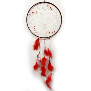 12" Red Dream catcher