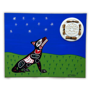 Wolf and Carving moon