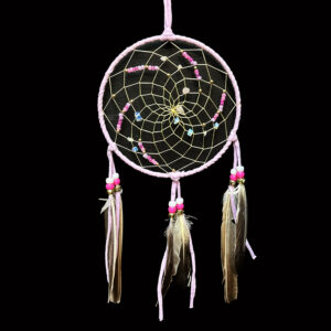 6" Pink Dream Catcher