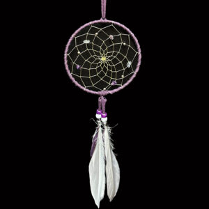 4" Purple Dream Catcher