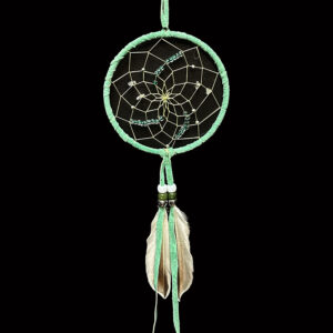 4" Green Dream Catcher