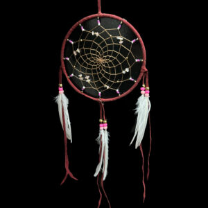 7" Burgundy Dream Catcher