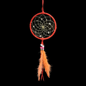 4.5" Red Dream Catcher