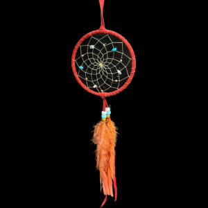 4.5" Red Dream Catcher