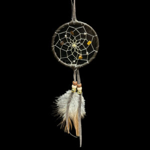 3" Dark Brown Dream Catcher