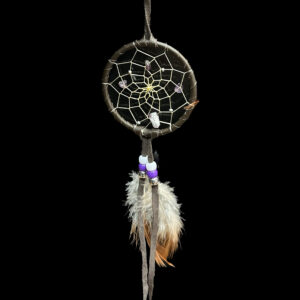 3" Dark Brown Dream Catcher