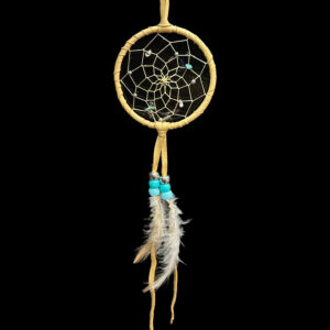 3" Yellow Dream Catcher
