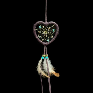 3" Purple Heart Dream Catcher