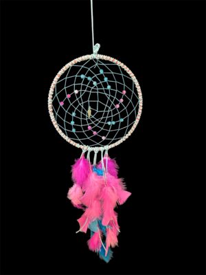 9" Dream Catcher Blue and Pink