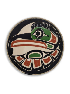 Round Raven Plaque