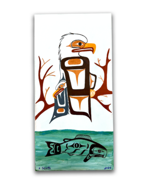 Eagle and Salmon