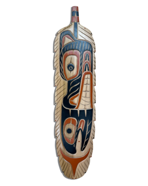 Grizzly Bear and Salmon Feather